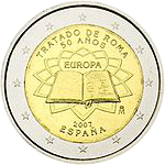 2 Euro 22 2007 50 Jahre Römische Verträge