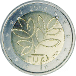 2 Euro 6 2004 Erweiterung der Europäischen Union