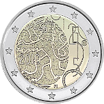 2 Euro 6 2010 150 Jahre finnische Währung