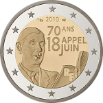 2 Euro 7 2010 70.Jahrestag des Appells vom 18.Juni