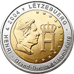 2 Euro 13 2004 Großherzog Henri
