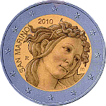 2 Euro 19 2010 500.Todestag von Sandro Botticelli